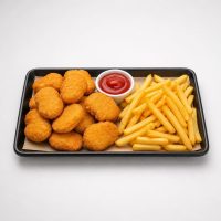 24. Chicken Nuggets Box mit Pommes