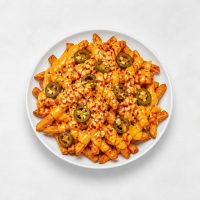 42. Erdnuss-Chili-Käse-Fritten
