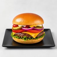 55. Kinder Burger mit Käse