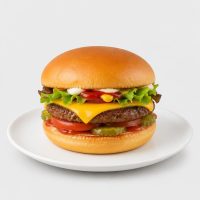 55. Kinder Burger mit Käse
