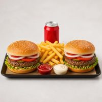 56. 2 Hamburger Menü