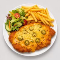 81. Chili Cheese Schnitzel