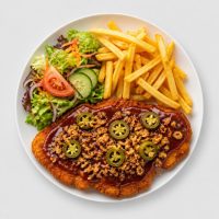 82. Hot BBQ Schnitzel