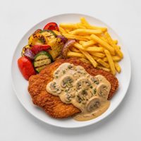 86. Schnitzel im Garten