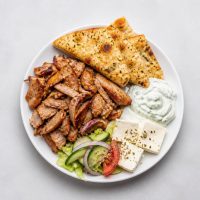 96. Drehspießteller Käse