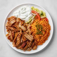97. Drehspießteller Bulgurreis
