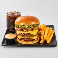 Doppel Schmiede Burger Menü