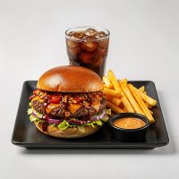Feuer Schmiede Chili Burger Menü