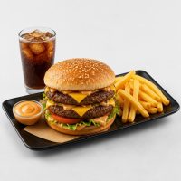 Halal Double Power Burger