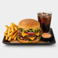 Halal Double Power Burger Menü