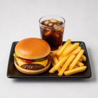 55. Kinder Burger mit Käse