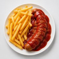 Riesen-Currywurst