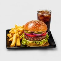 Schmiede Protein Burger Menü